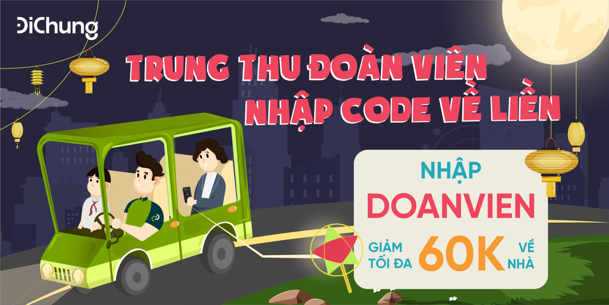 Tết Trung thu – Ấm tình đoàn viên, đặt xe về liền