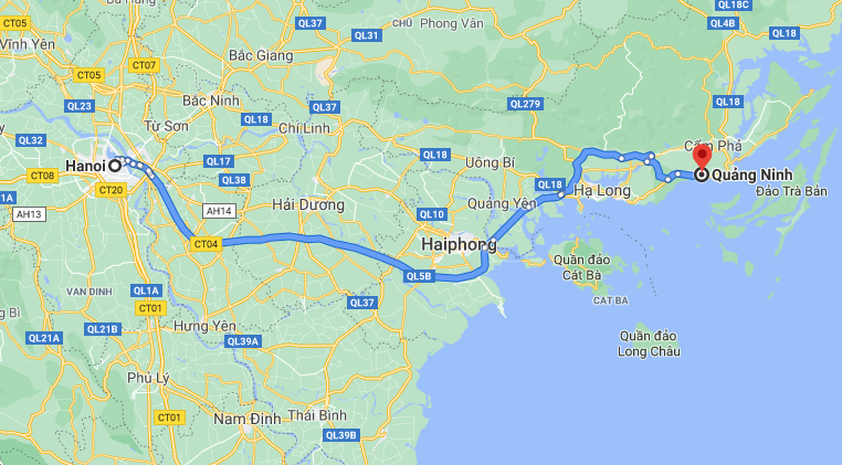 kinh nghiệm di chuyển tuyến Hà Nội Quảng Ninh