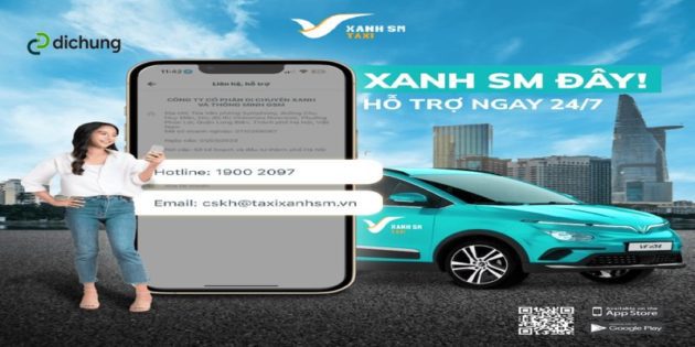 App chạy xe sân bay Nội Bài của Xanh SM