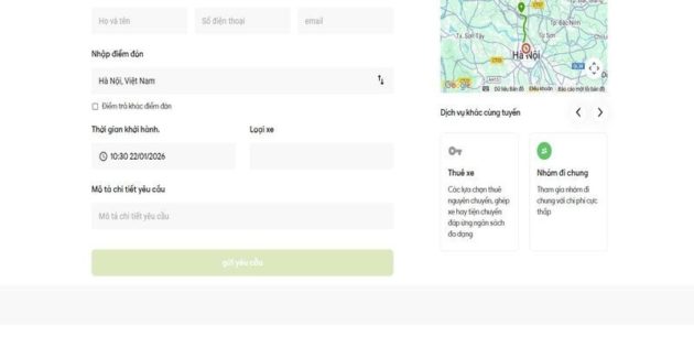 Điền thông tin cá nhân của bạn