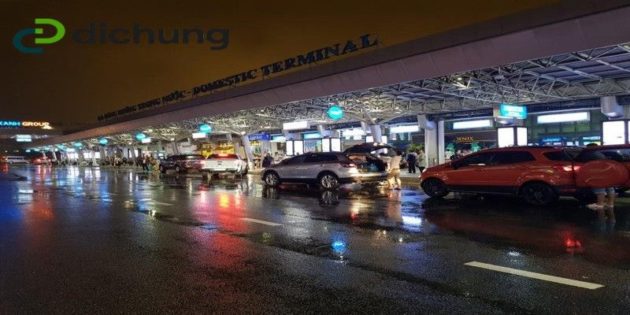 Sân bay Nội Bài về đêm