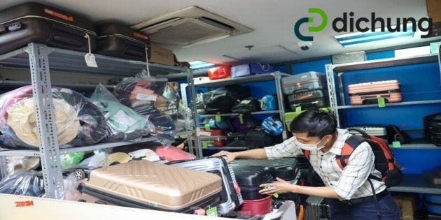 Kho hành lý thất lạc được tạm giữ bởi lực lượng an ninh sân bay Nội Bài Kho hành lý thất lạc được tạm giữ bởi lực lượng an ninh sân bay Nội Bài