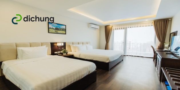 Phòng khách sạn gần sân bay Nội Bài Paragon Noi Bai Hotel and Pool