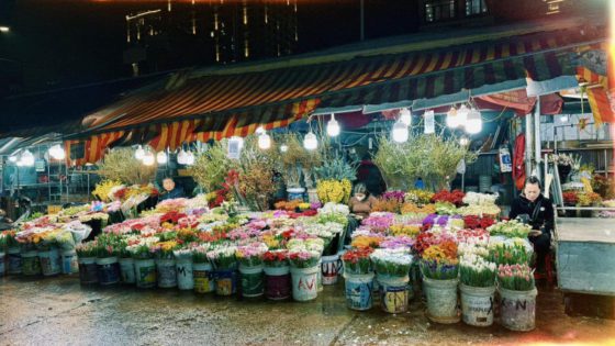 Chợ hoa Quảng bá