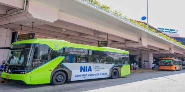 Xe bus đi nhà ga T1 sân bay Nội Bài